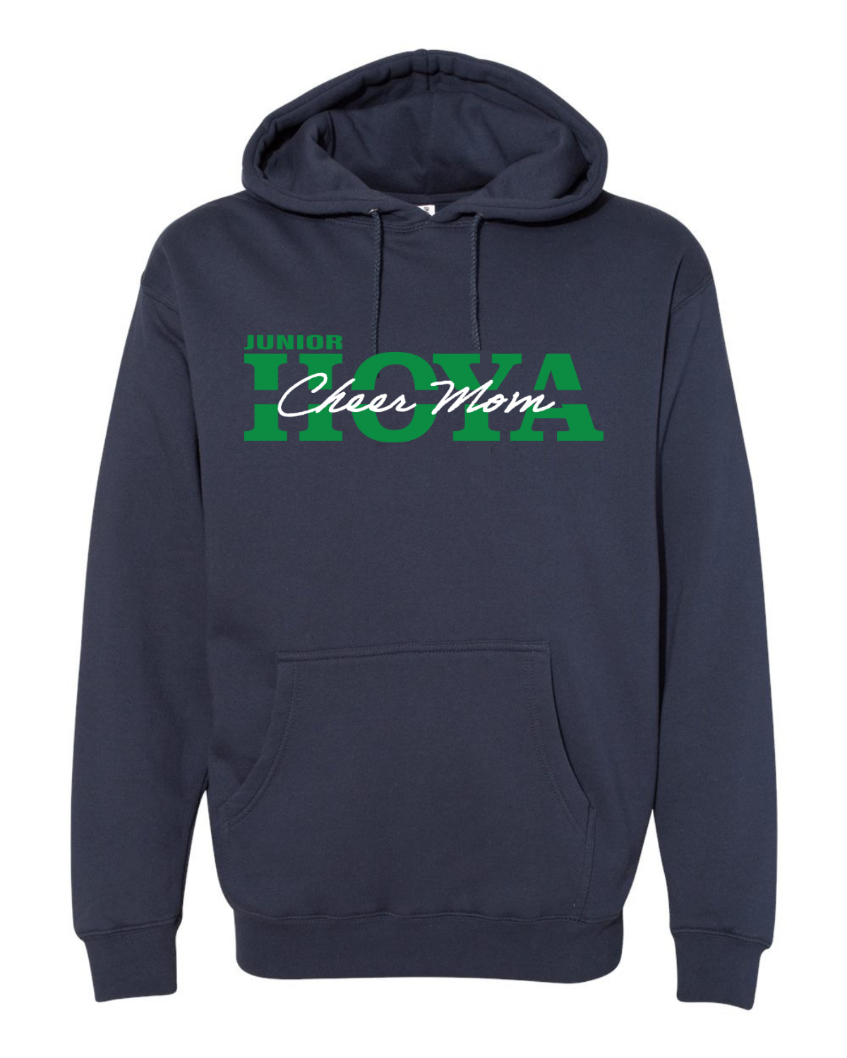 Navy Hoodie - Cheer Mom.png