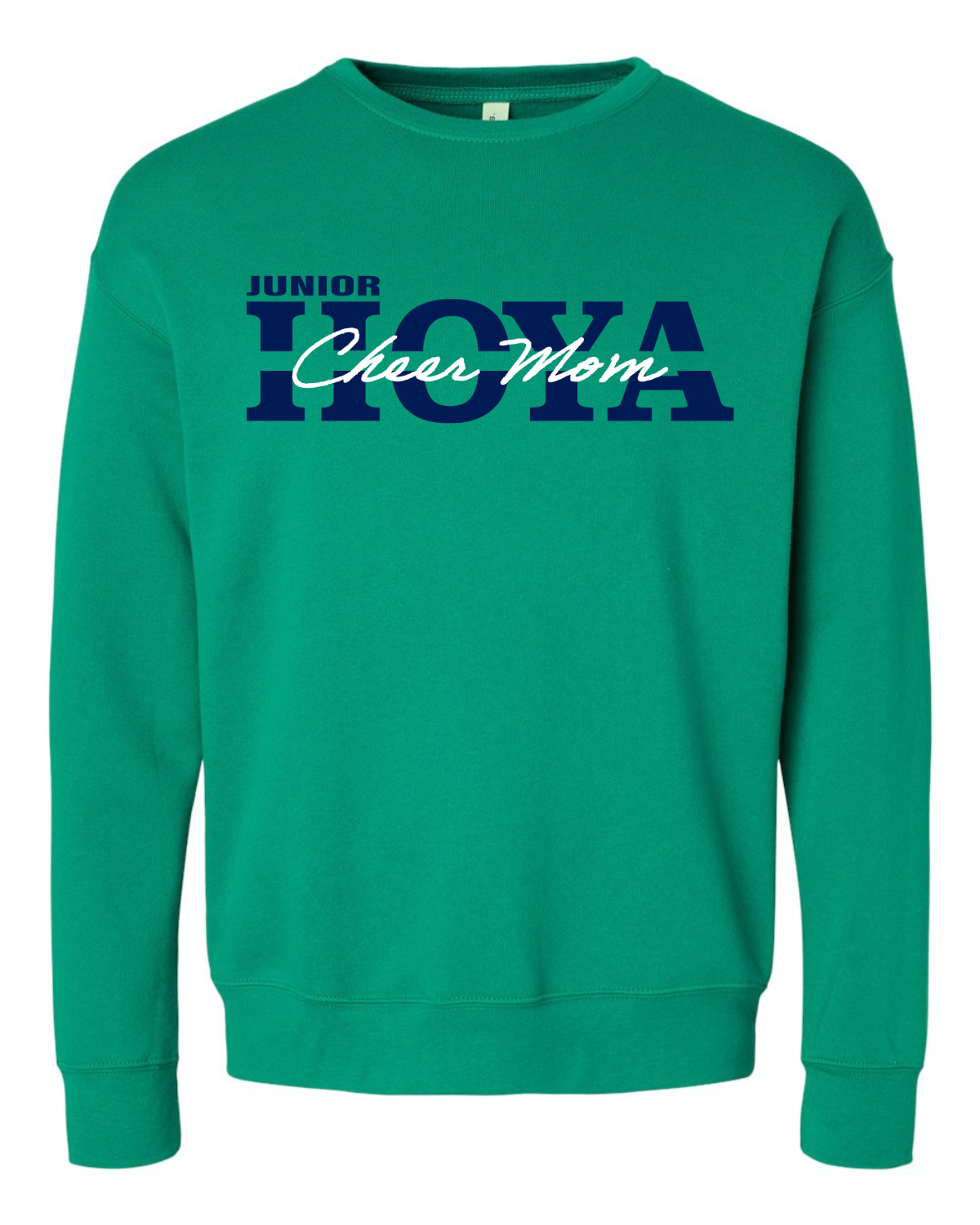Kelly Green Sweatshirt - Cheer Mom