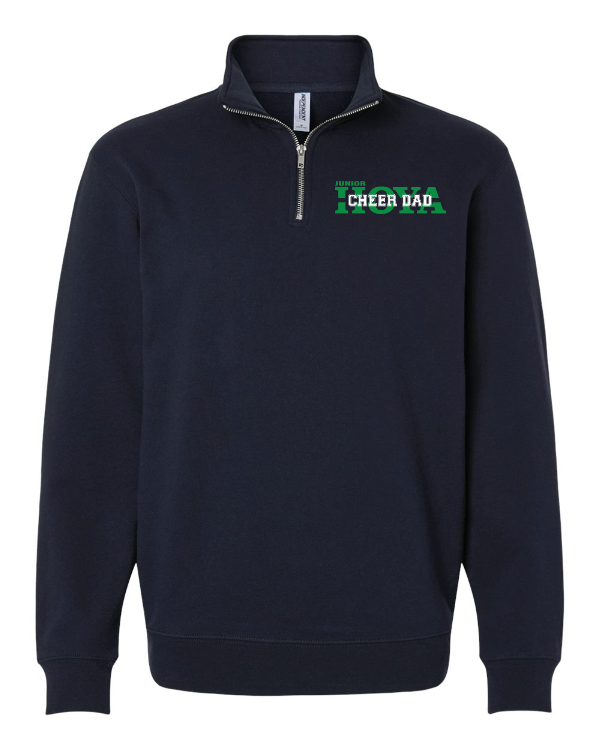 Cheer Dad Quarter Zip - Navy.png