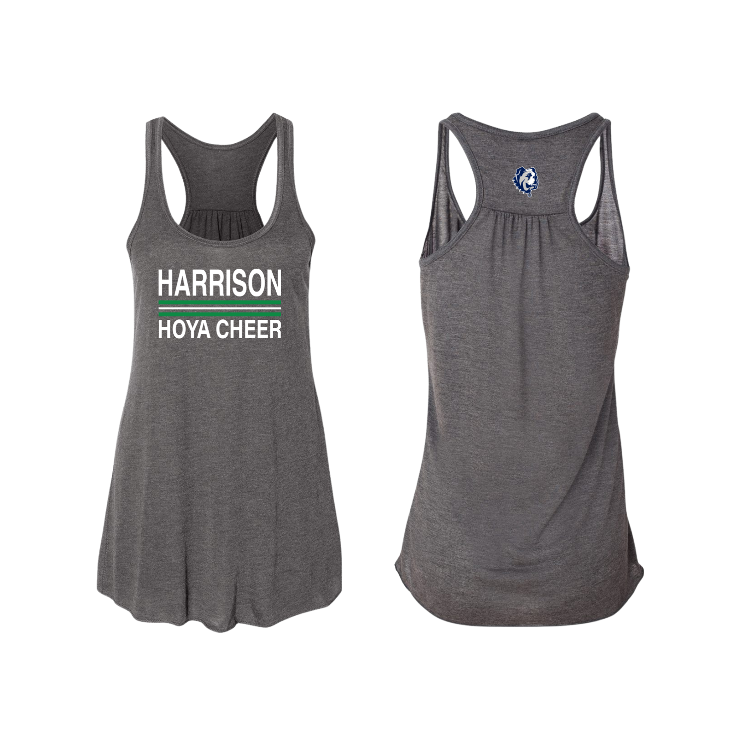 Hoya Cheer Stripes Tank - Charcoal.png