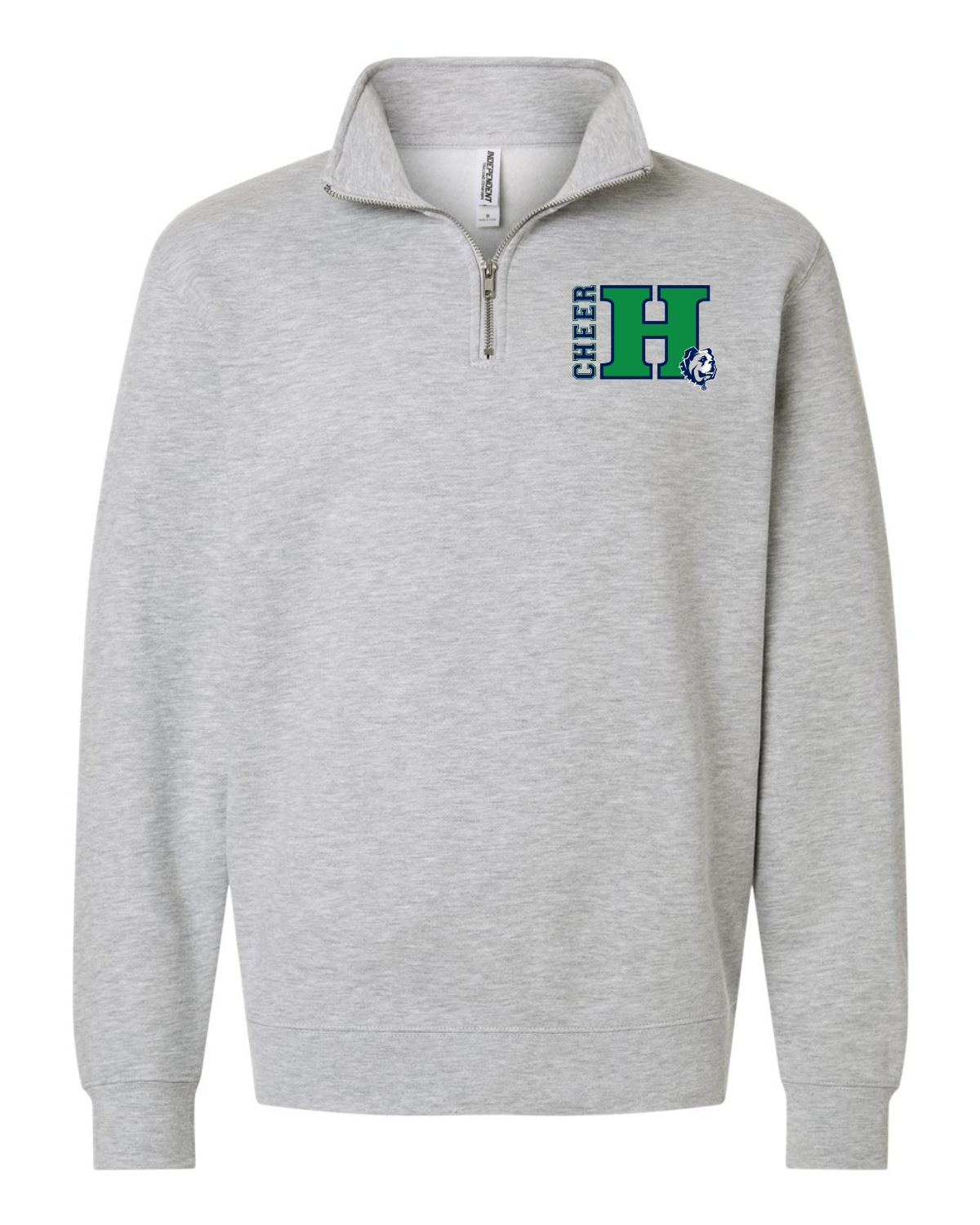 Hoya Dog H Quarter Zip - Athletic Heather.png