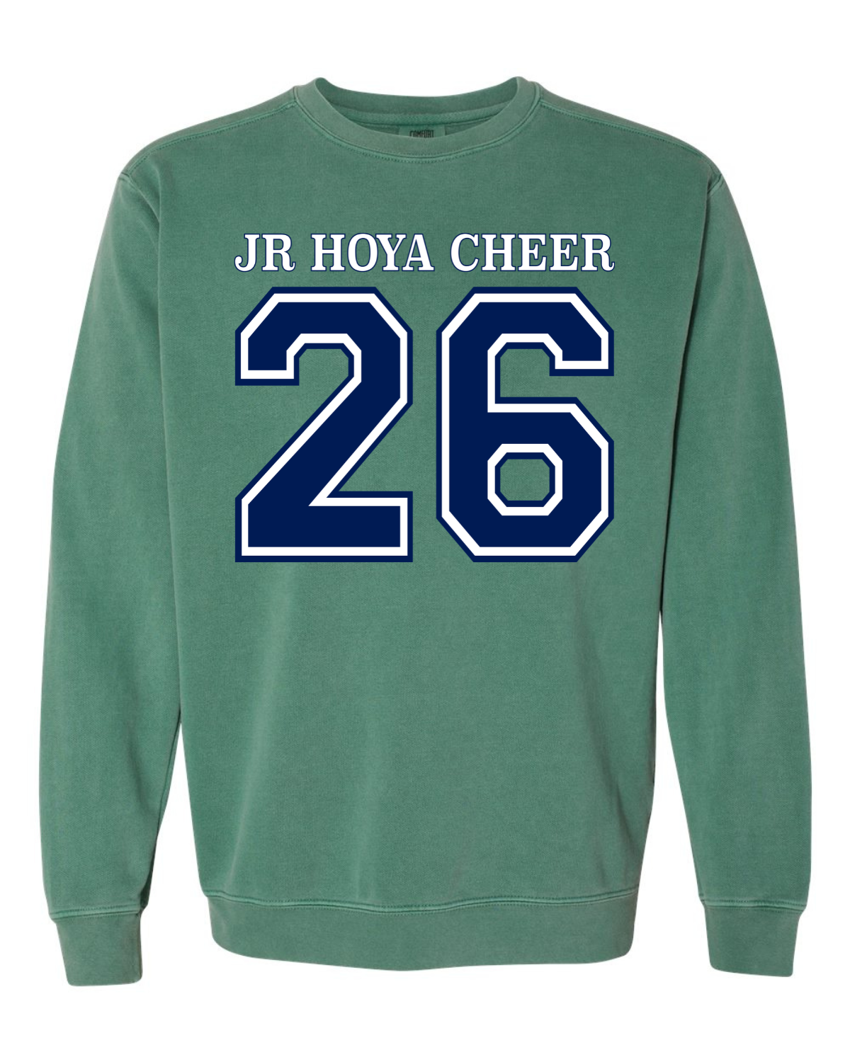 '26 Jr. Hoya Cheer Sweatshirt - Green.png