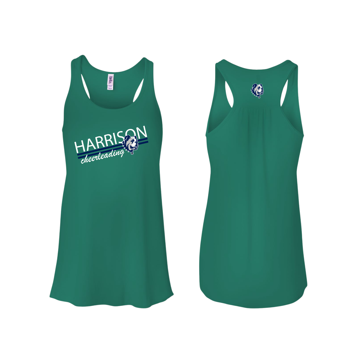 Dog Stripes Tank Top- Kelly.png