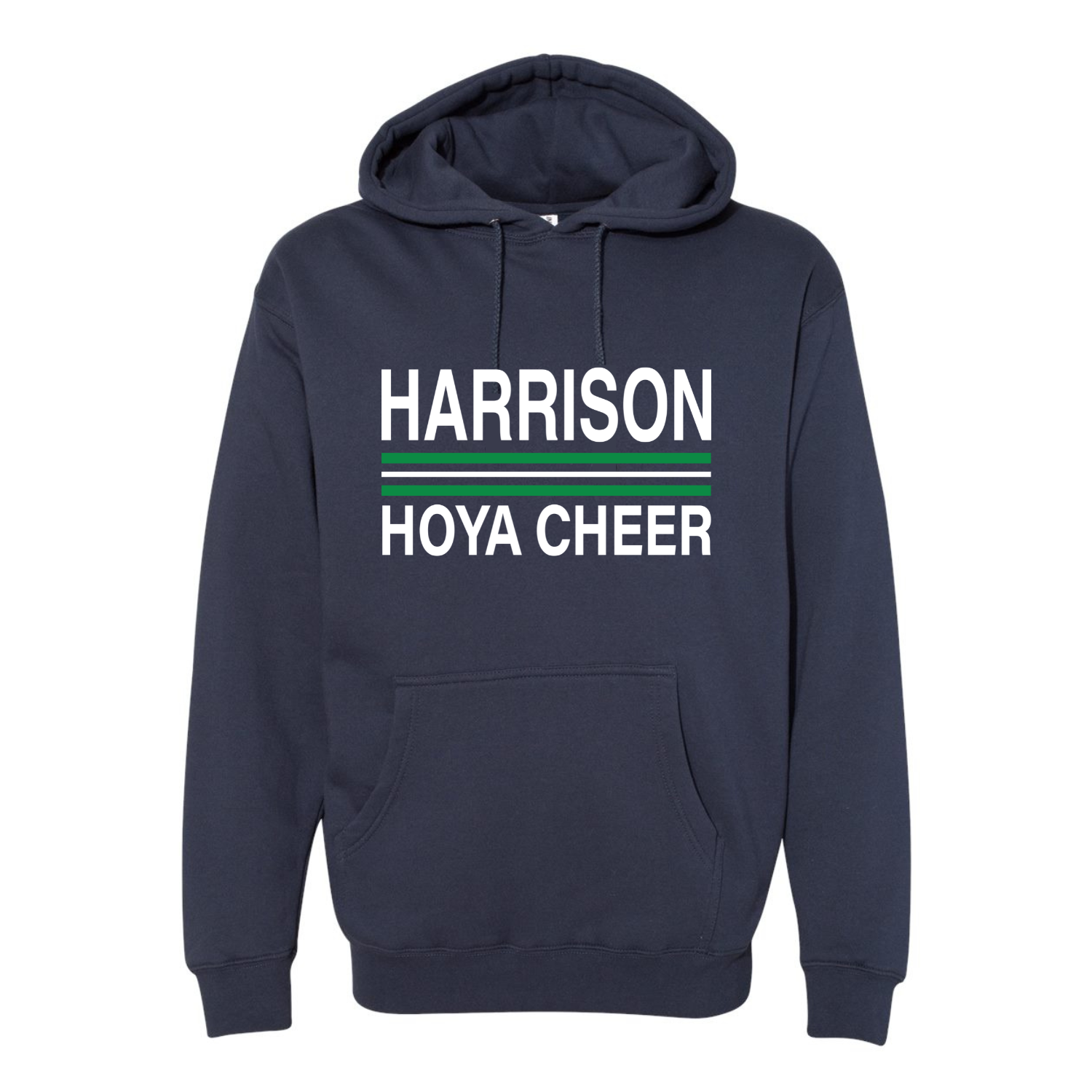 Hoya Cheer Stripes Hoodie Navy.png