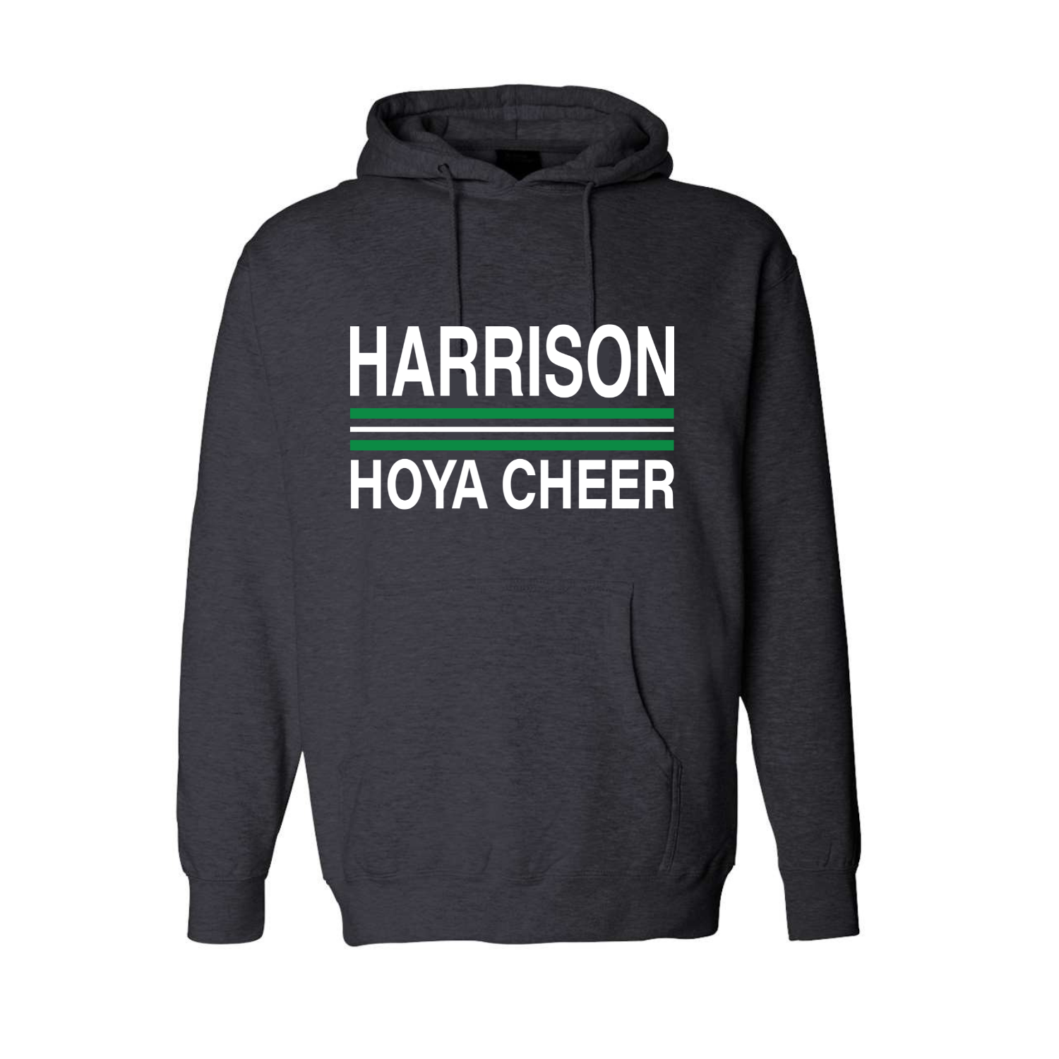 Hoya Cheer Stripes Hoodie Charcoal.png