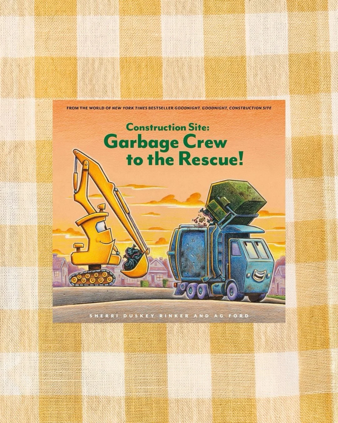 Part of the Goodnight, Goodnight Construction Site series, these books introduce young readers to the responsibilities of different vehicles while also exploring themes like teamwork, community, farm life, and rebuilding. 

Our personal favorite is C