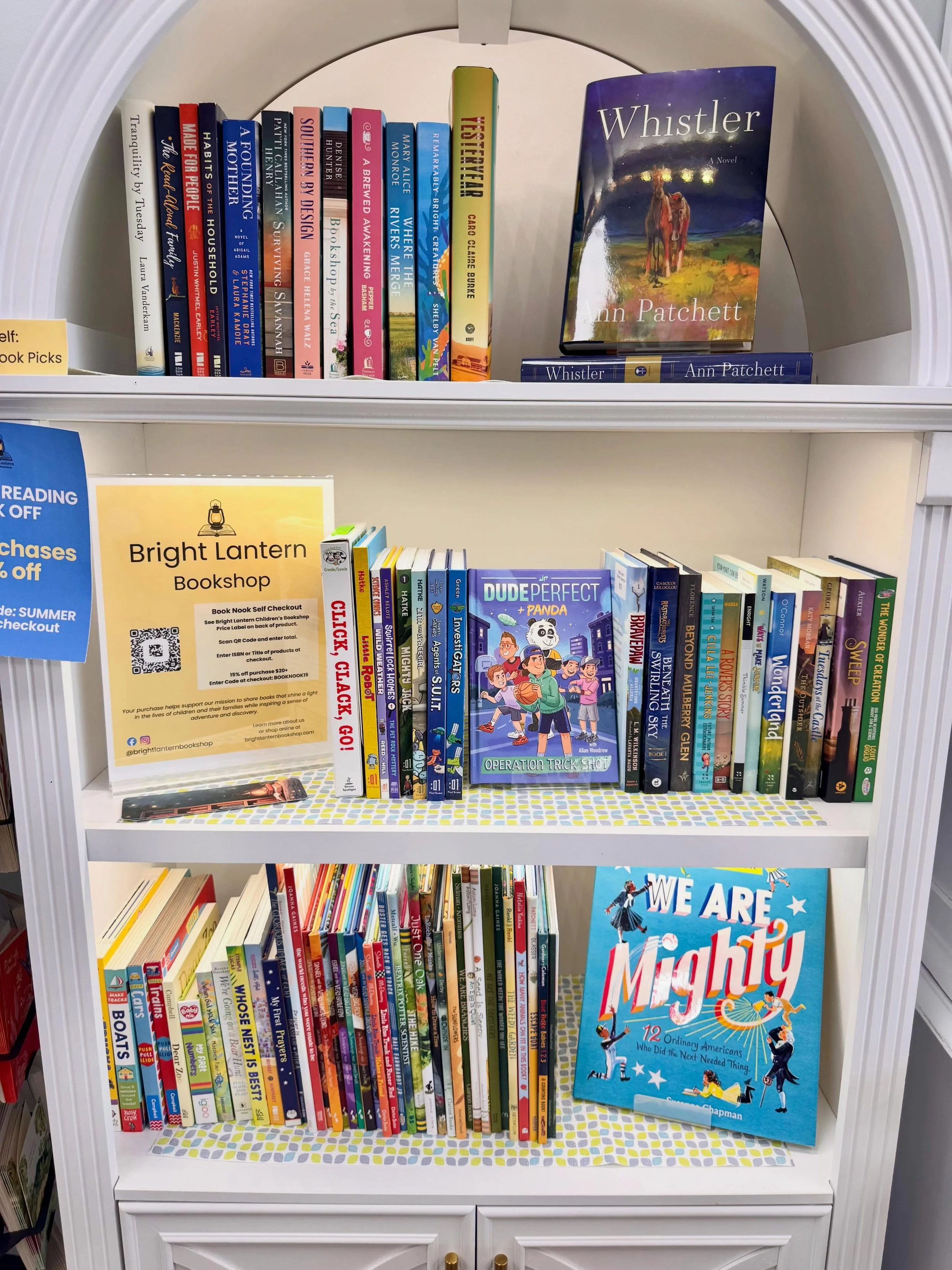 Stopped by and gave the Book Nook a refresh! 📚✨

Come by @frontporch_fuquay and browse our updated selection of board books, picture books, graphic novels, chapter books, and even a few books for grown-ups to enjoy this summer.

Self-checkout is qui