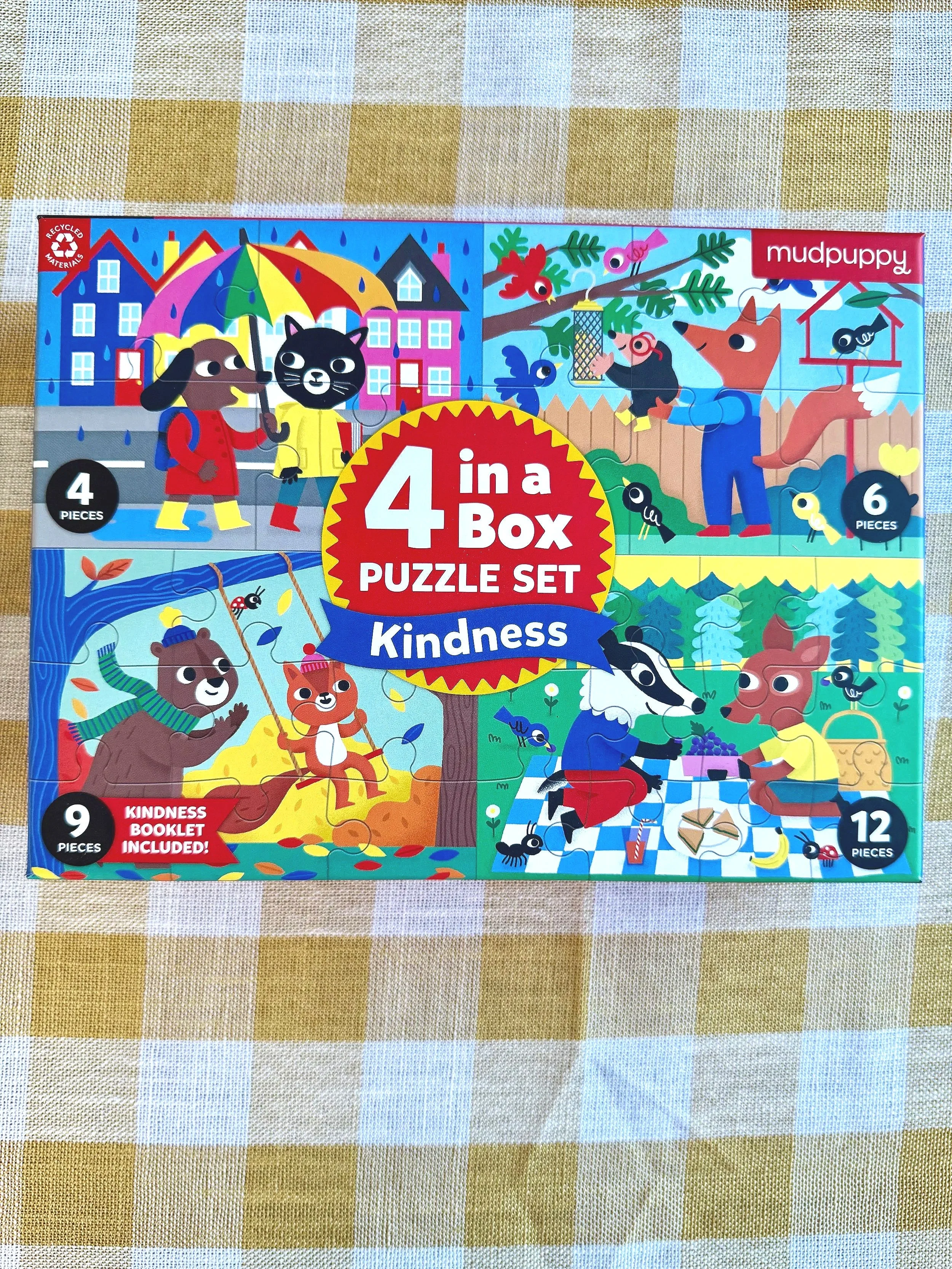Kindness 4-in-a-Box Puzzle Set