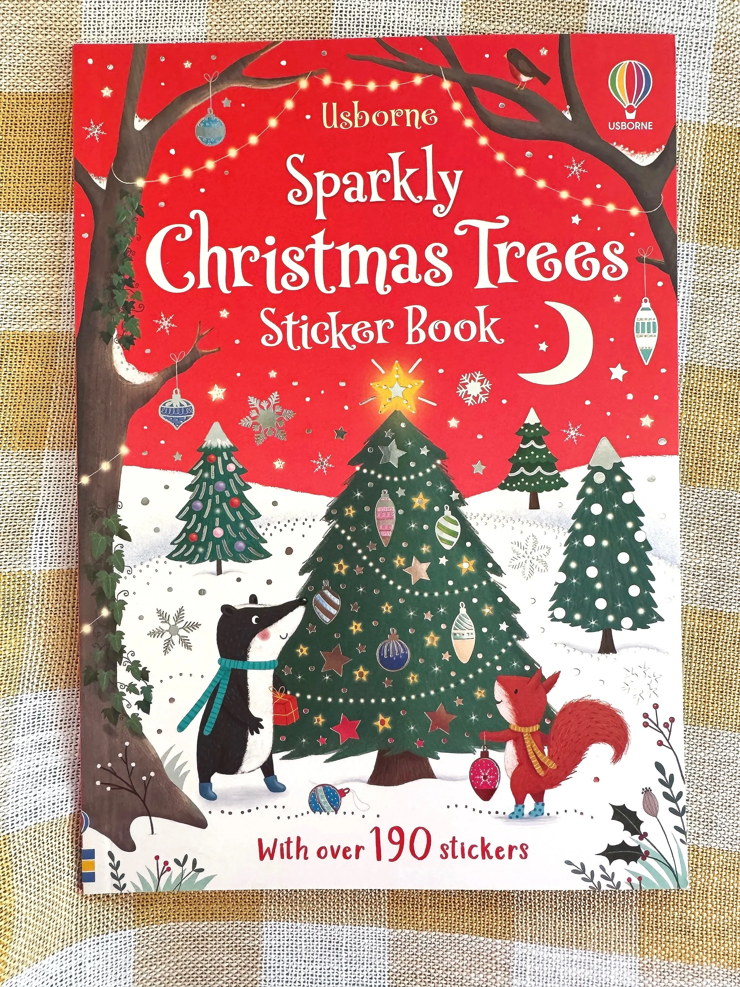 Sparkly Christmas Tree Sticker Book