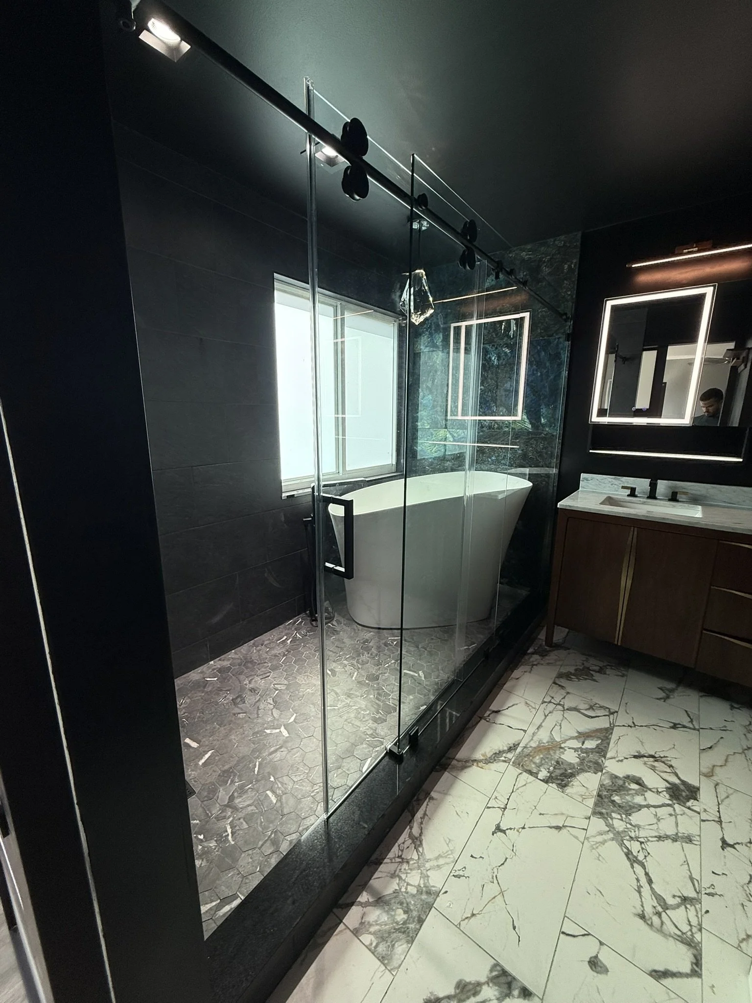 Soaking Bath + Shower