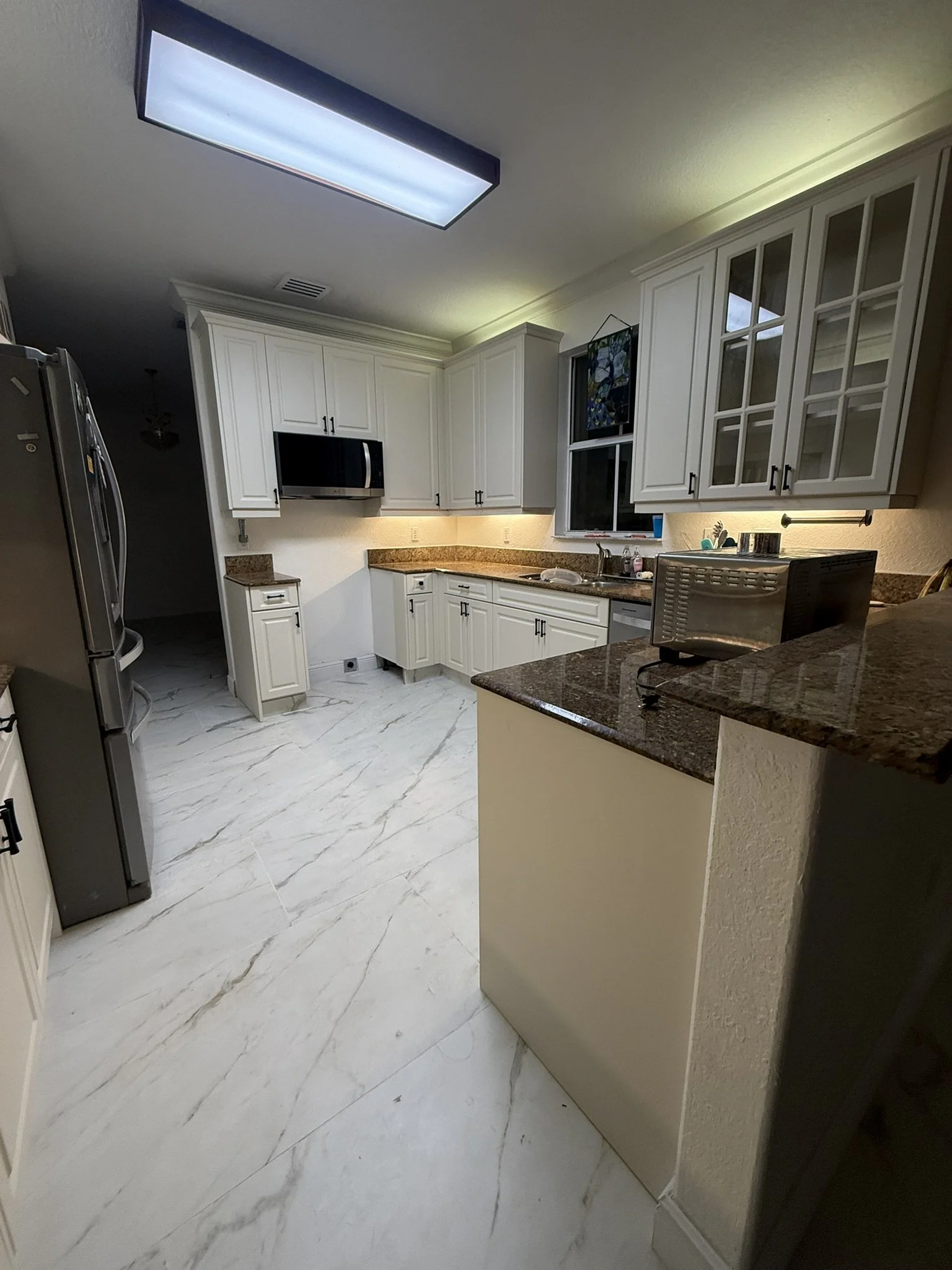 Cabinets Refinish + flooring