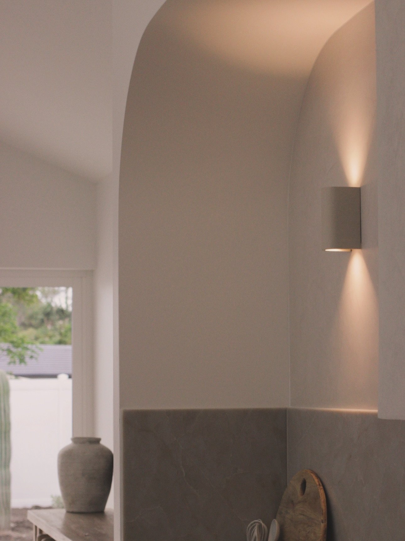 Arcee Duo
Hand-cast GFRC.
Designed to anchor a wall, not decorate it. 
#Arc&eacute;Lighting #GFRCDesign #WallSconce #architecturallighting @project_lunaire @cactusthing