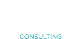 JMac Consulting logo with stylized text in white and blue on a black background.