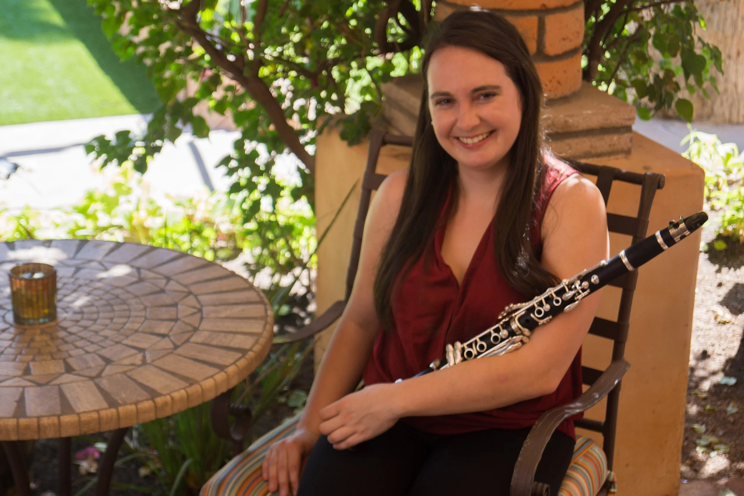 Julia Lougheed, professional clarinetist, clarinetist in Phoenix AZ, clarinet player in AZ