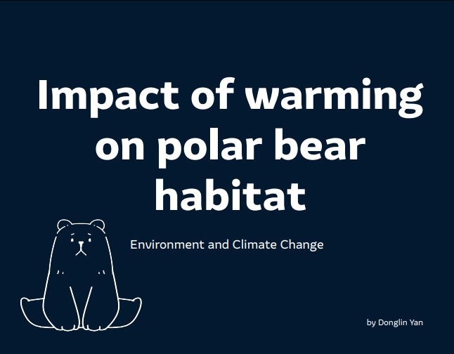 Brochure on the Impact of Warming on Polar Bear Habitat