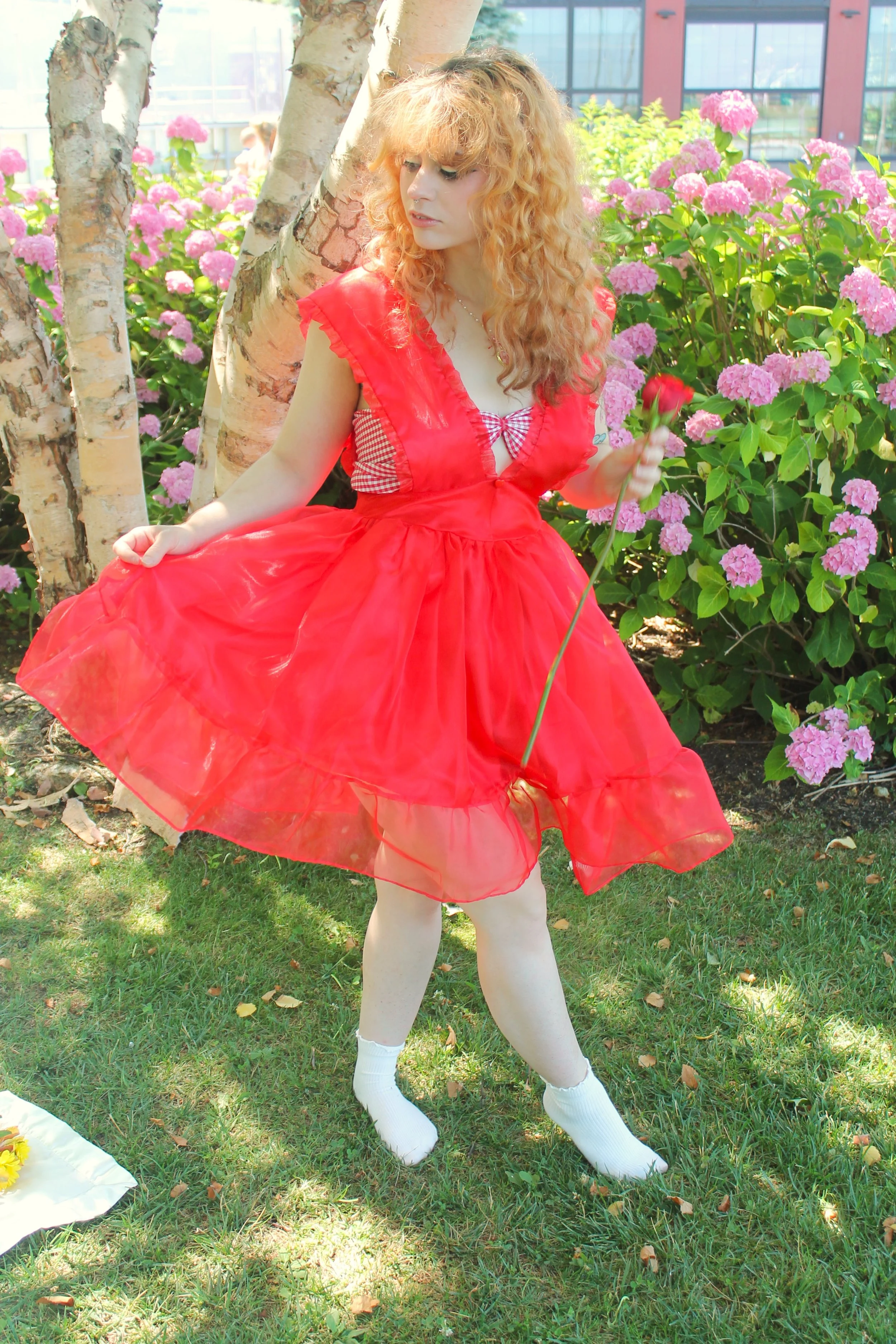 Morgan's Little Red Dress