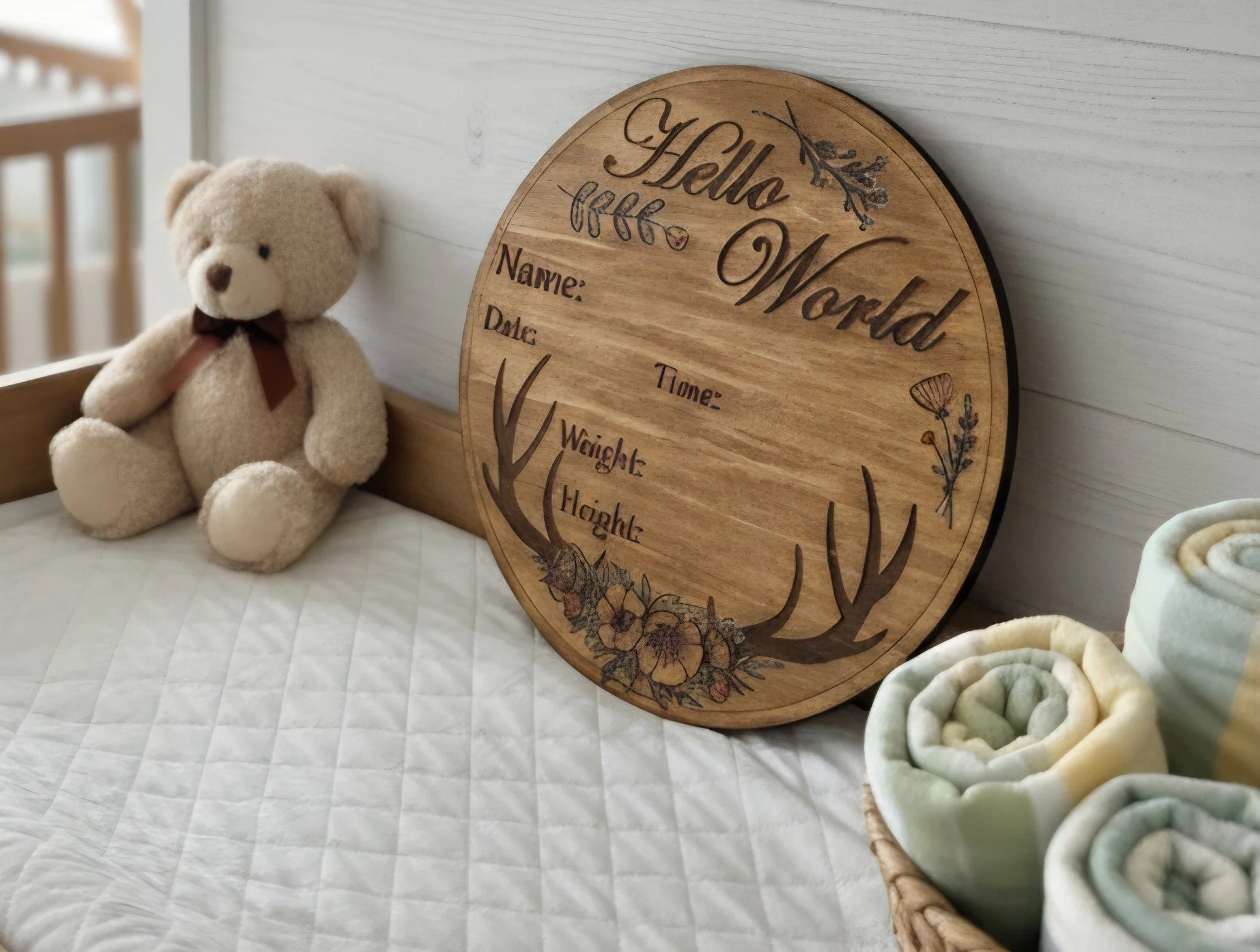 Birth Announcement Plaque