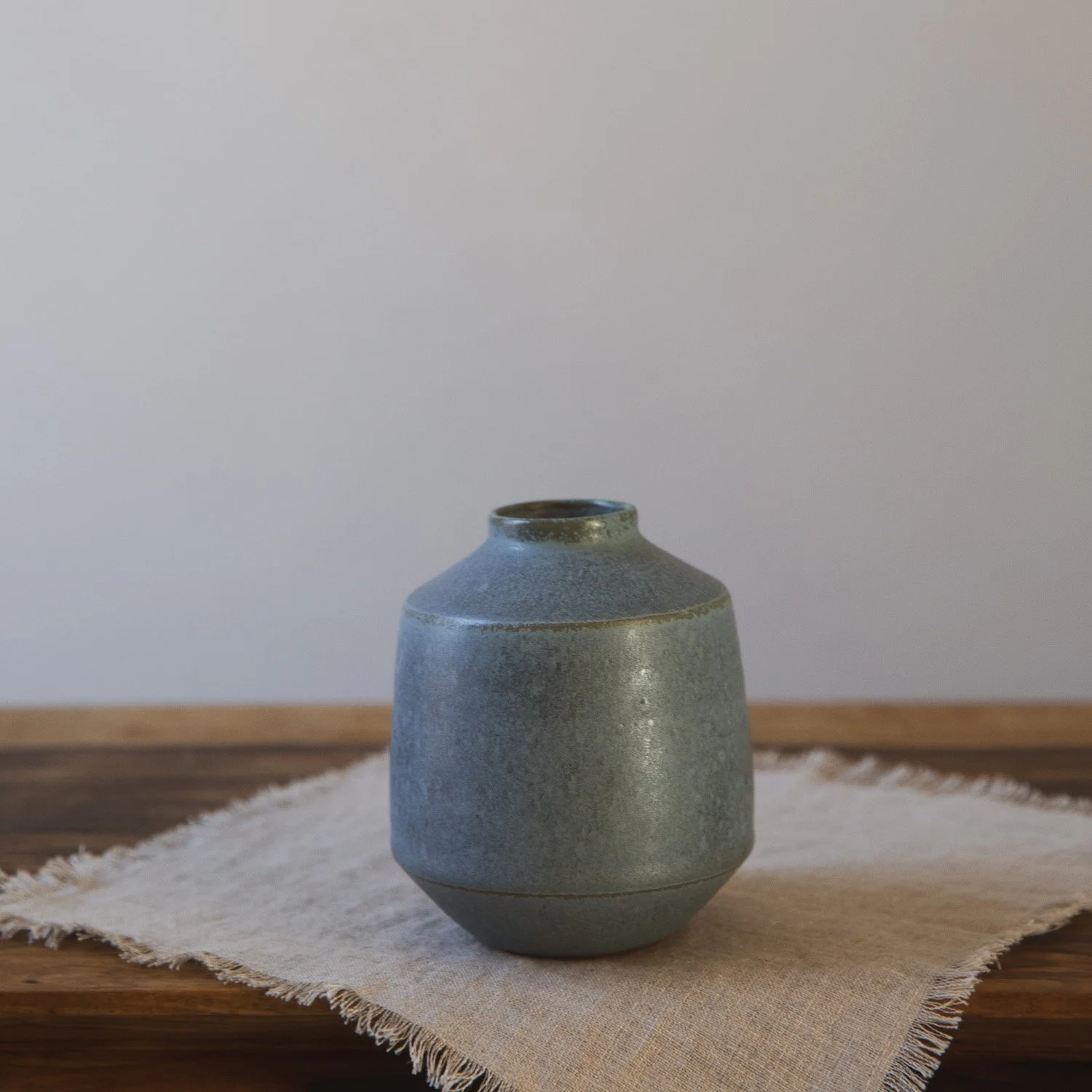 Bud Vase in Cascade Blue