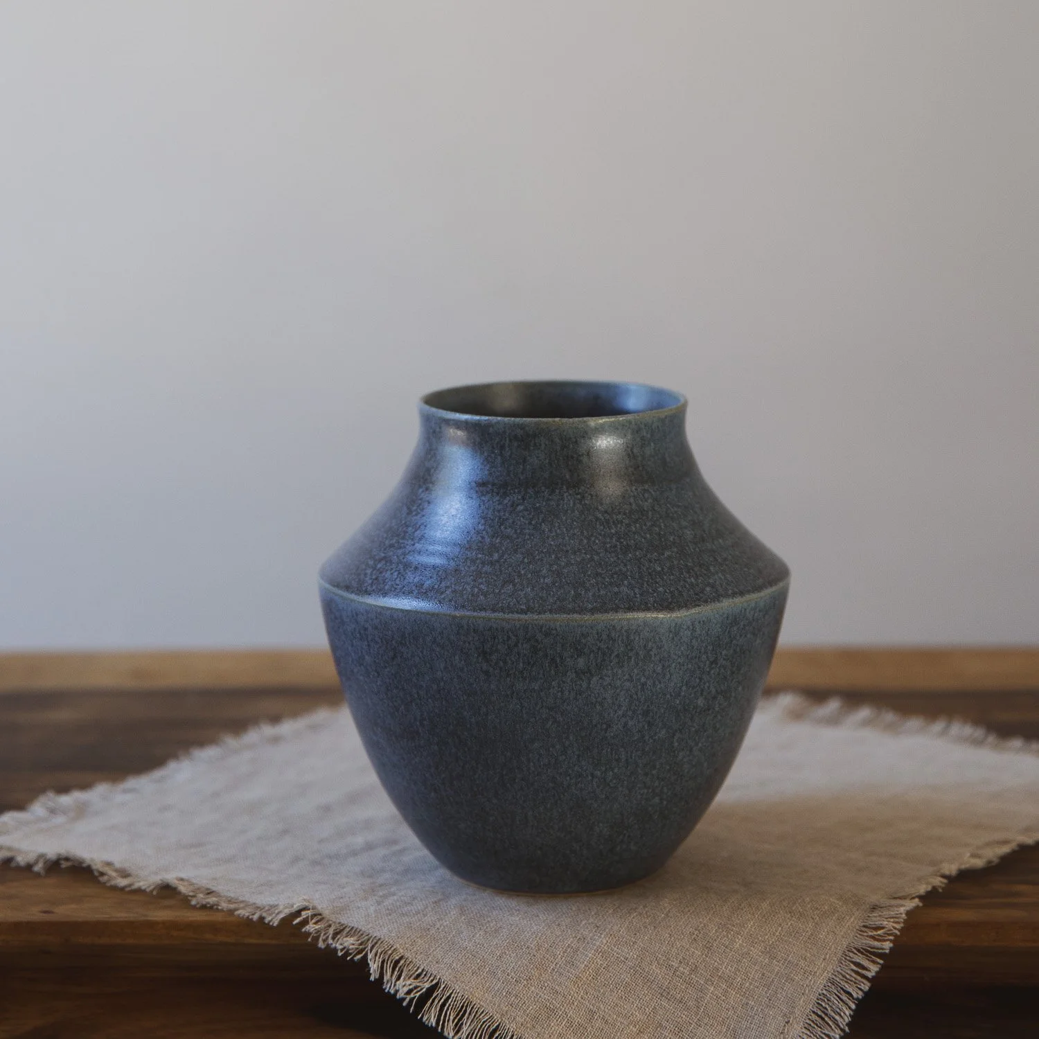 Medium Vessel in Cascade Blue