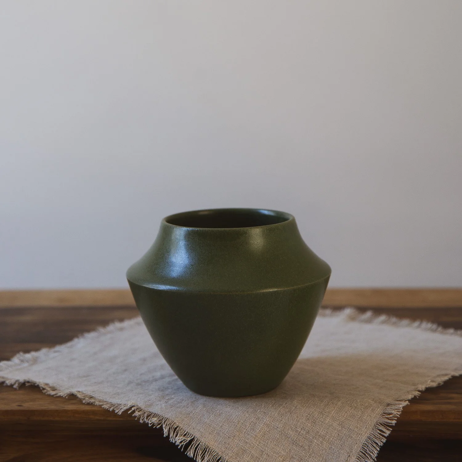 Medium Vessel in Forest Green