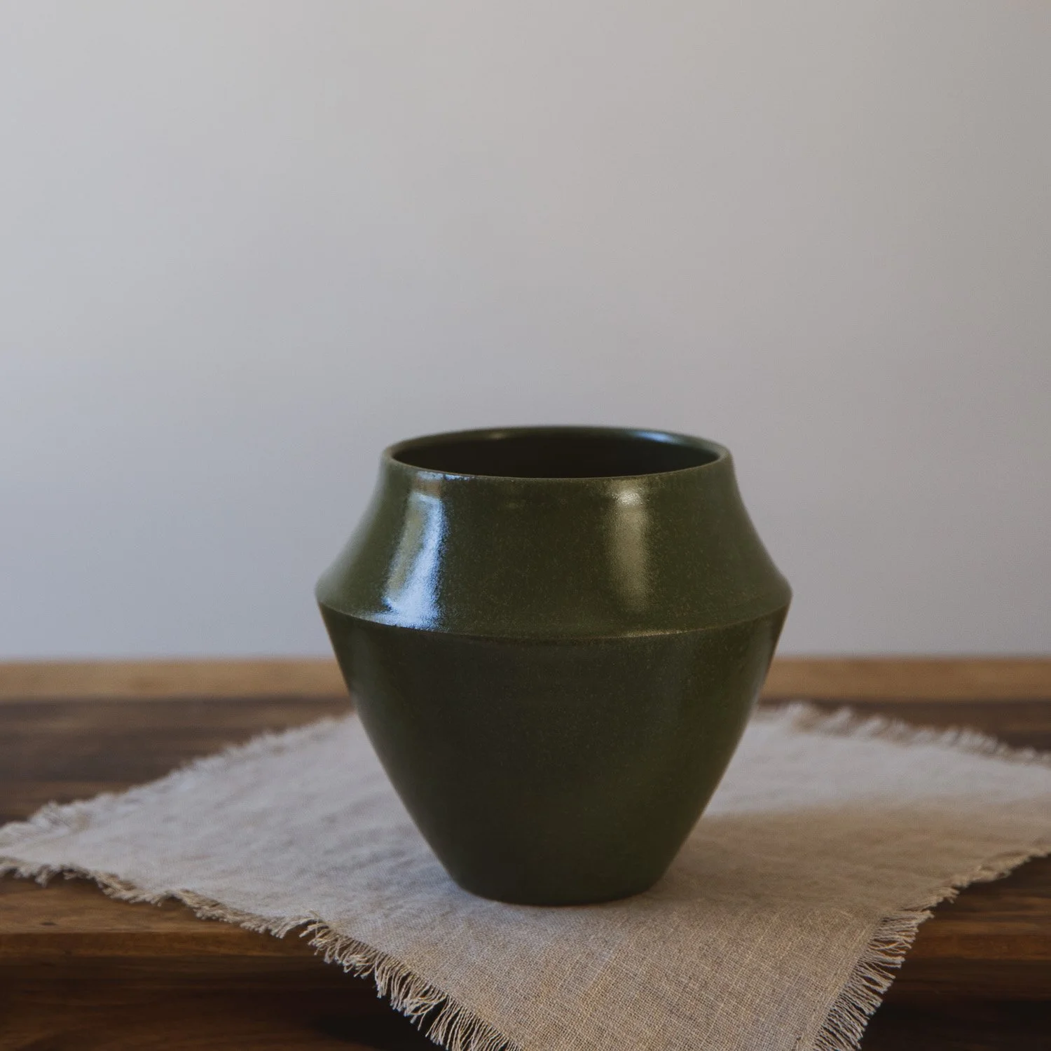 Medium Vessel in Forest Green
