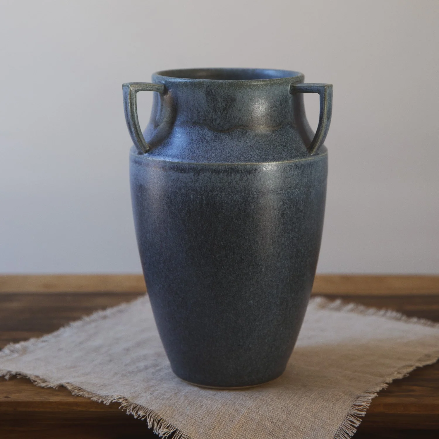 Large Lugged Vessel in Cascade Blue