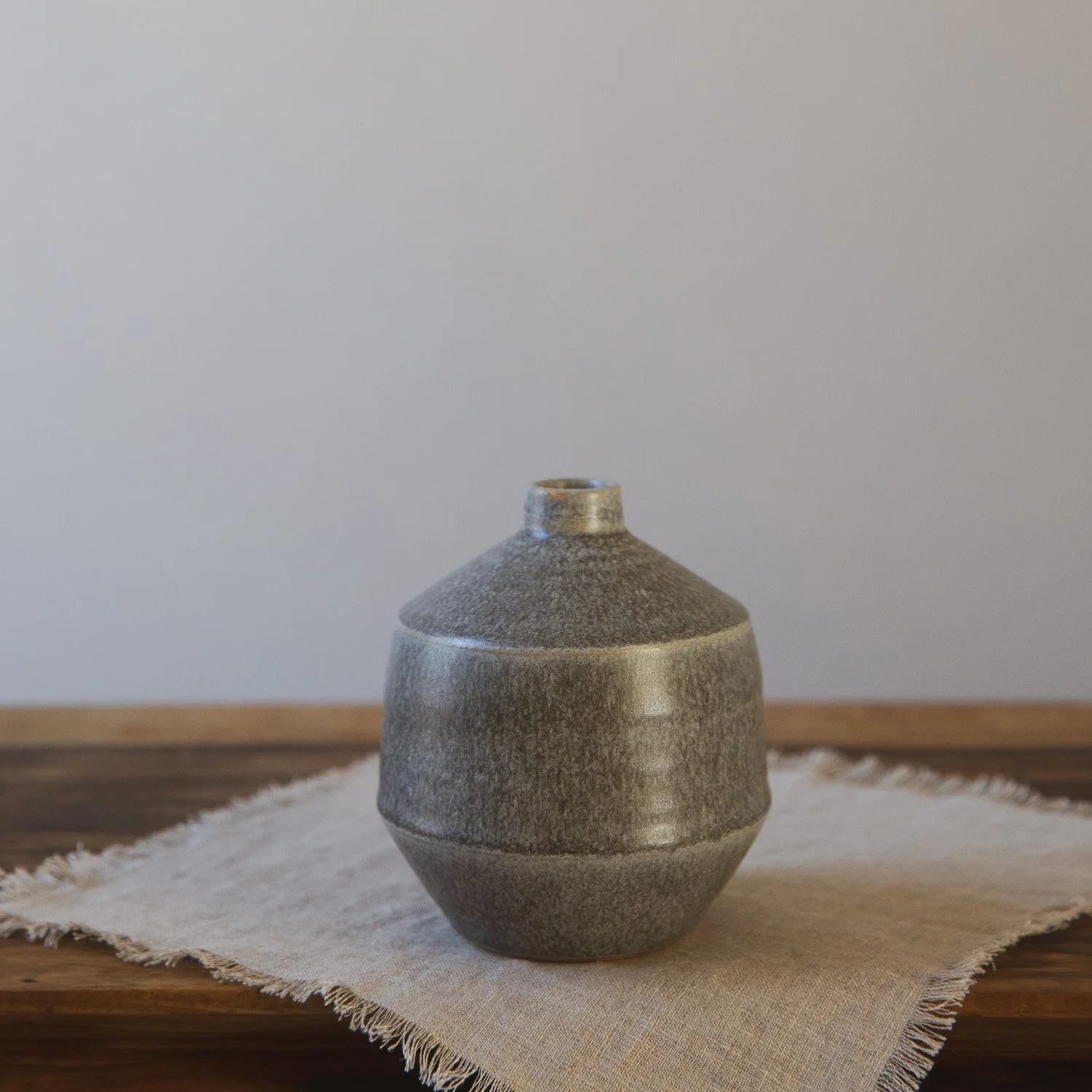 Bud Vase in Storm Grey