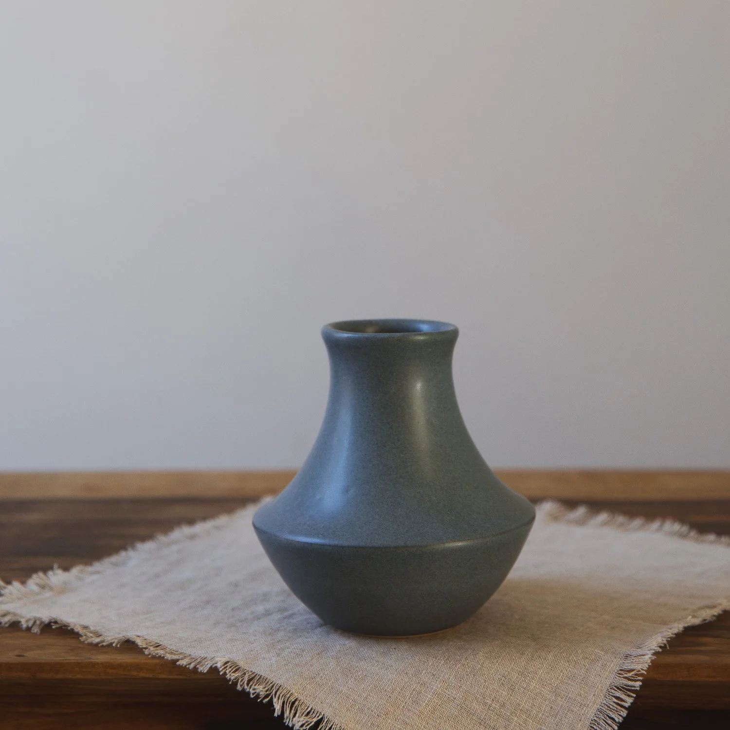 Stem Vase in Cascade Blue