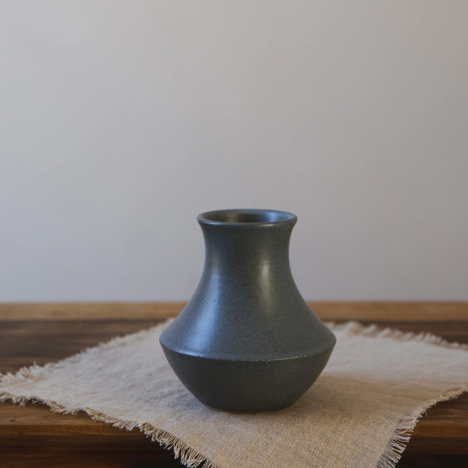 Stem Vase in Cascade Blue