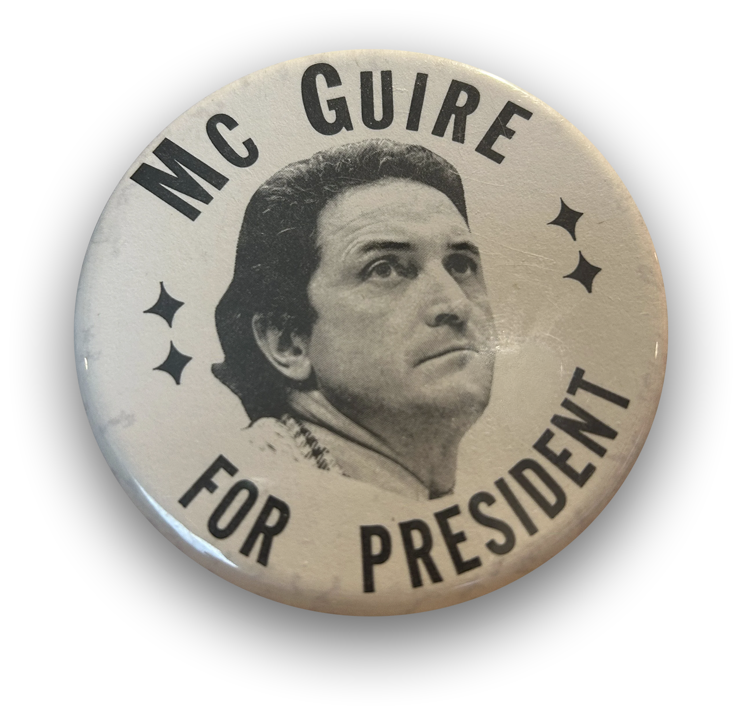 McGuire for President button