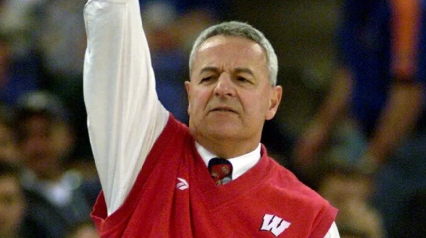 Photo of former Wisconsin basketball coach, Dick Bennett.