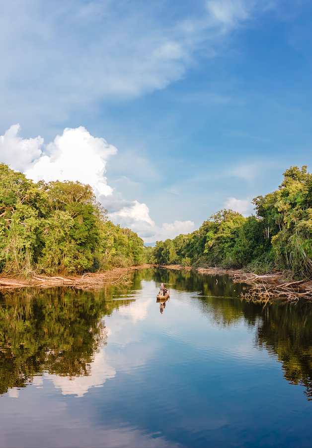 A boat on the river
