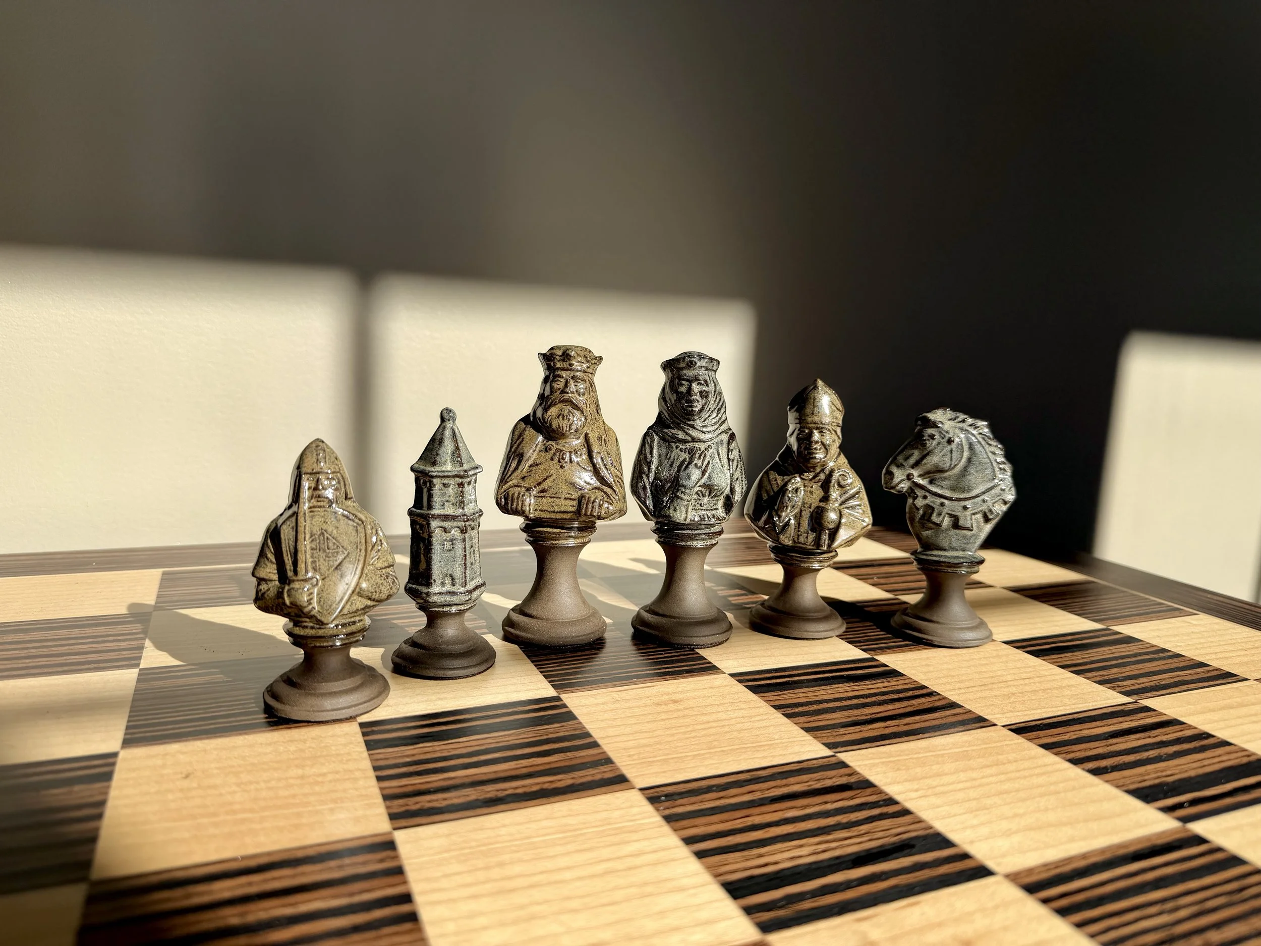 Royal Chess Set - Iron Ore
