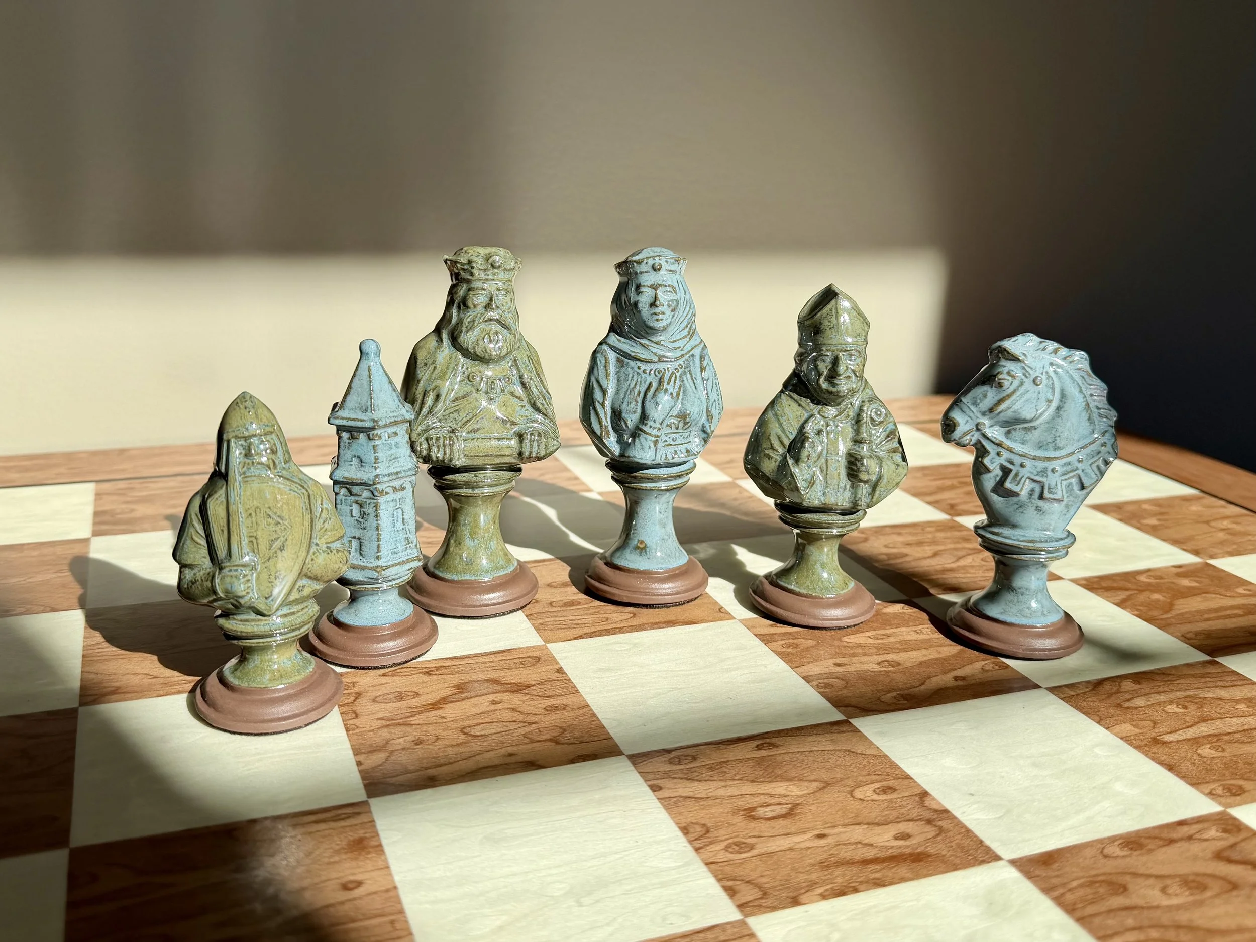Royal Chess Set - Copper Patina