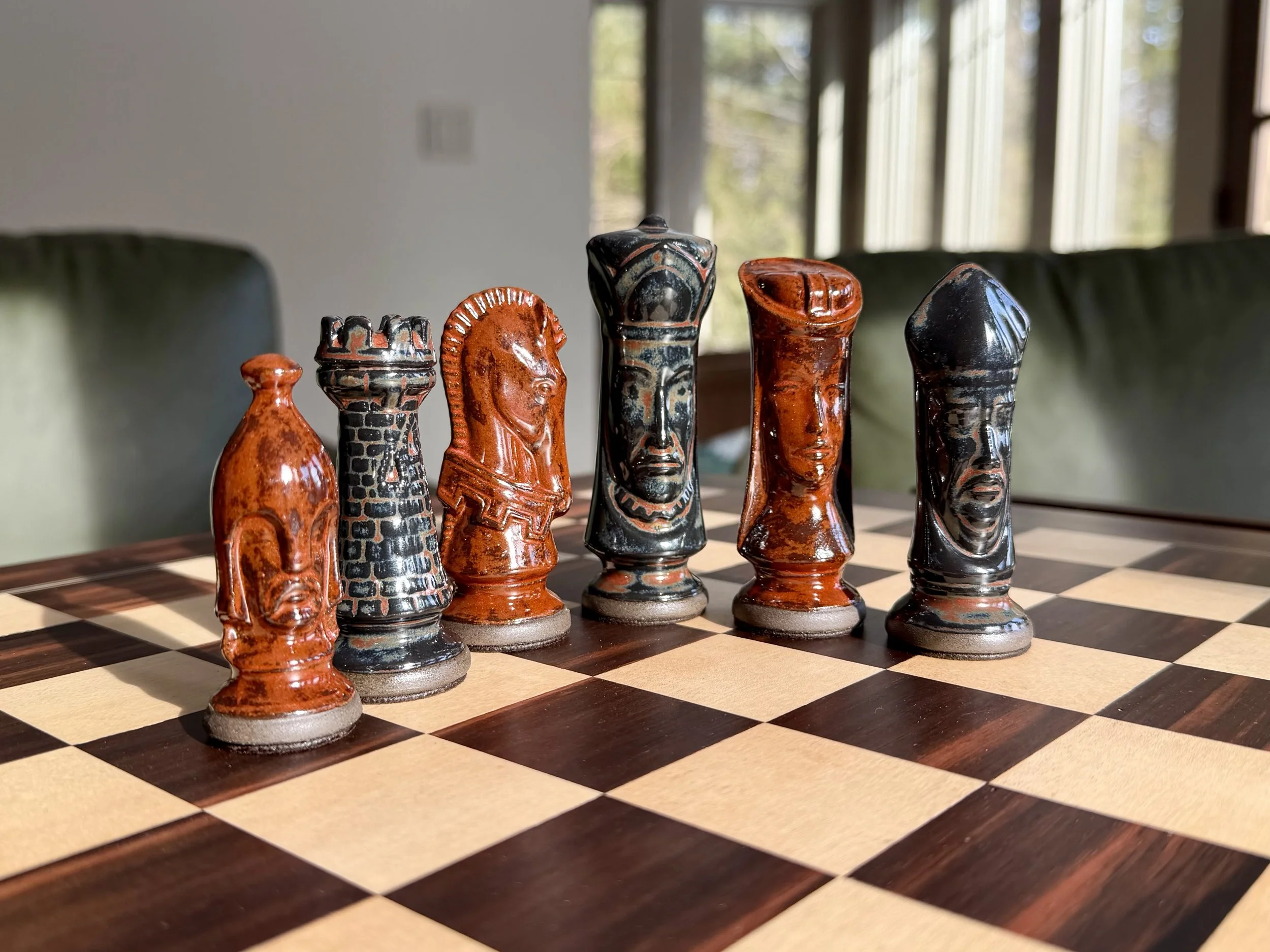 Classic Chess Set - Ember Forge