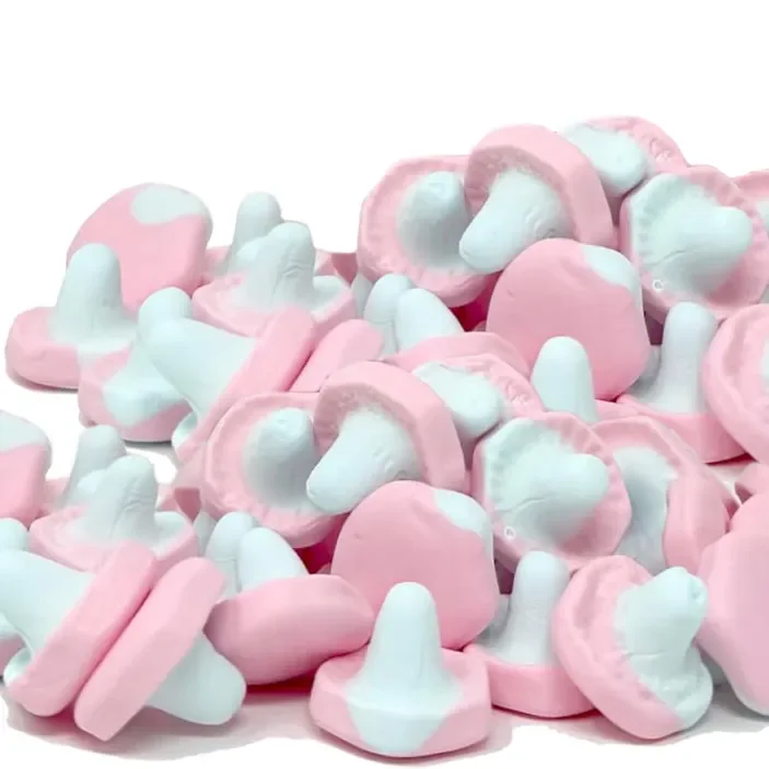 Swedish Fizzy Bubblegum Mushroom Candy
