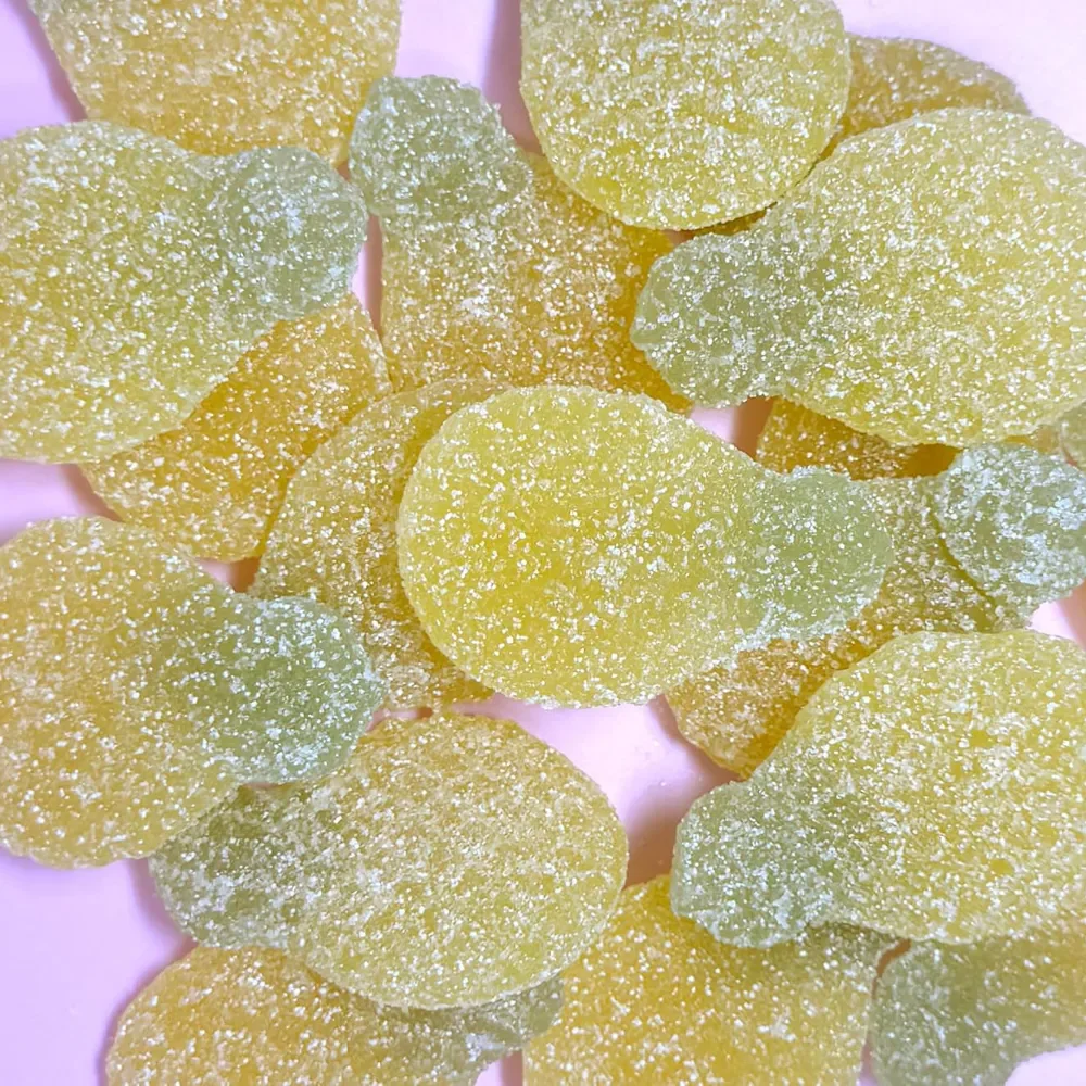 Swedish Sour Pineapple Gummy Vegan Candy