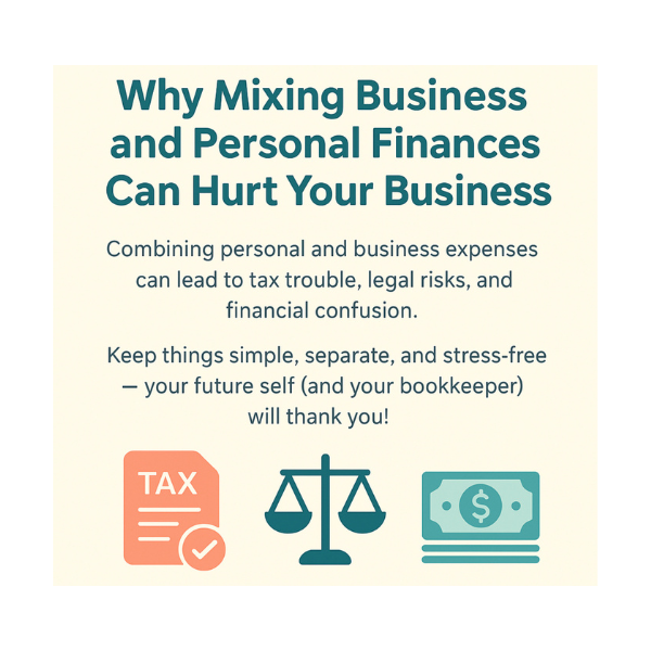 Why it’s important to separate business and personal expenses.