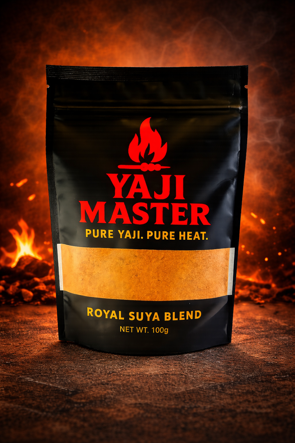 Yaji in flame bkg.png