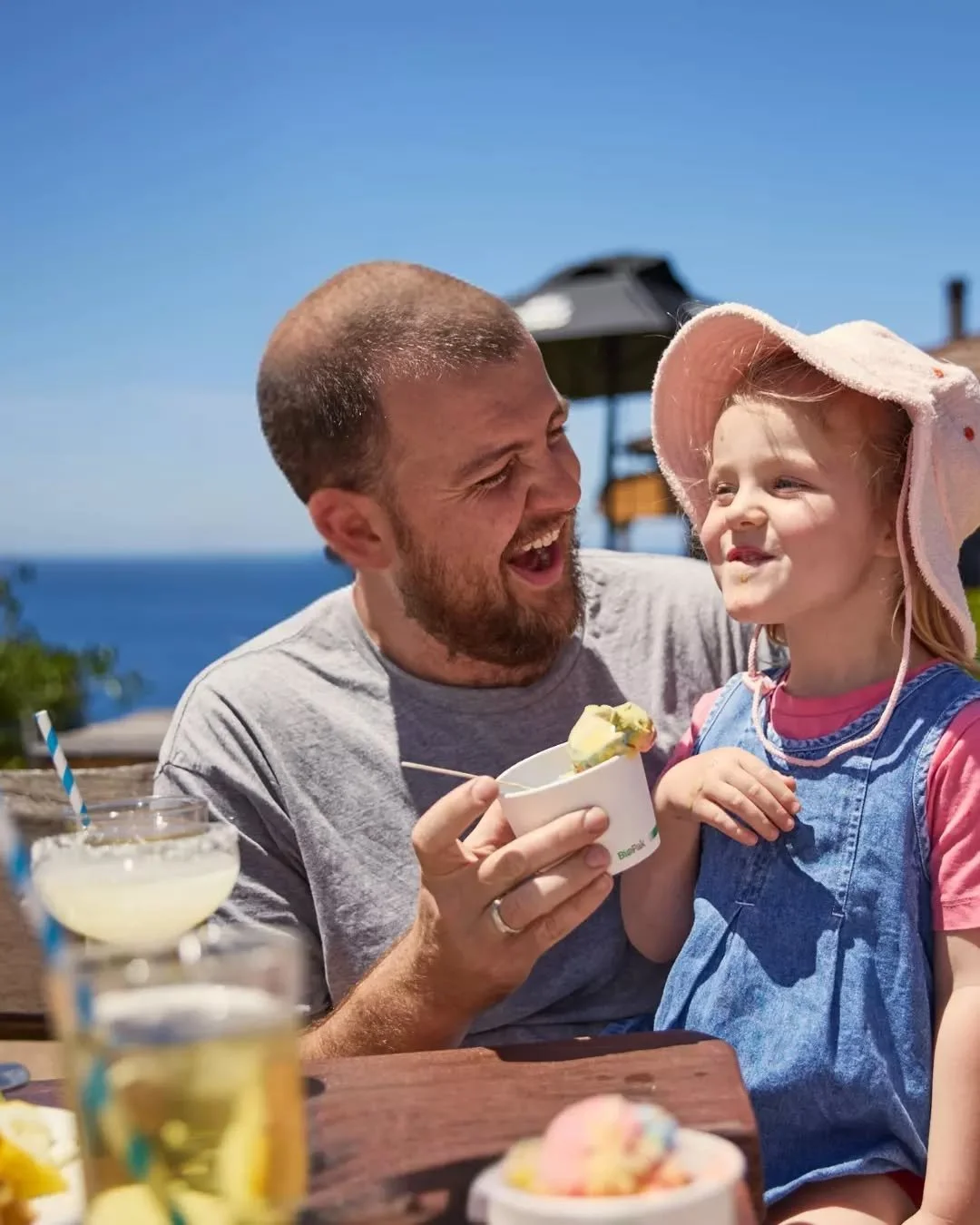 Ice cream and ocean air. A pretty good combo 🍦