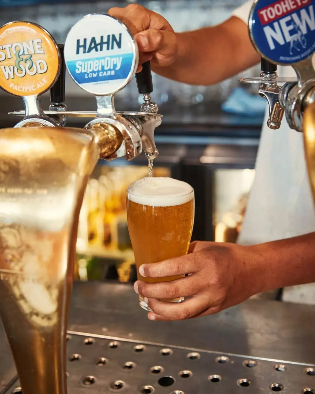 Start the arvo with a fresh one.

Happy Hour 4-6pm | $9 Tap Beer | $10 House Wine &amp; Spirits | $12 Marg &amp; Aperol Spritz