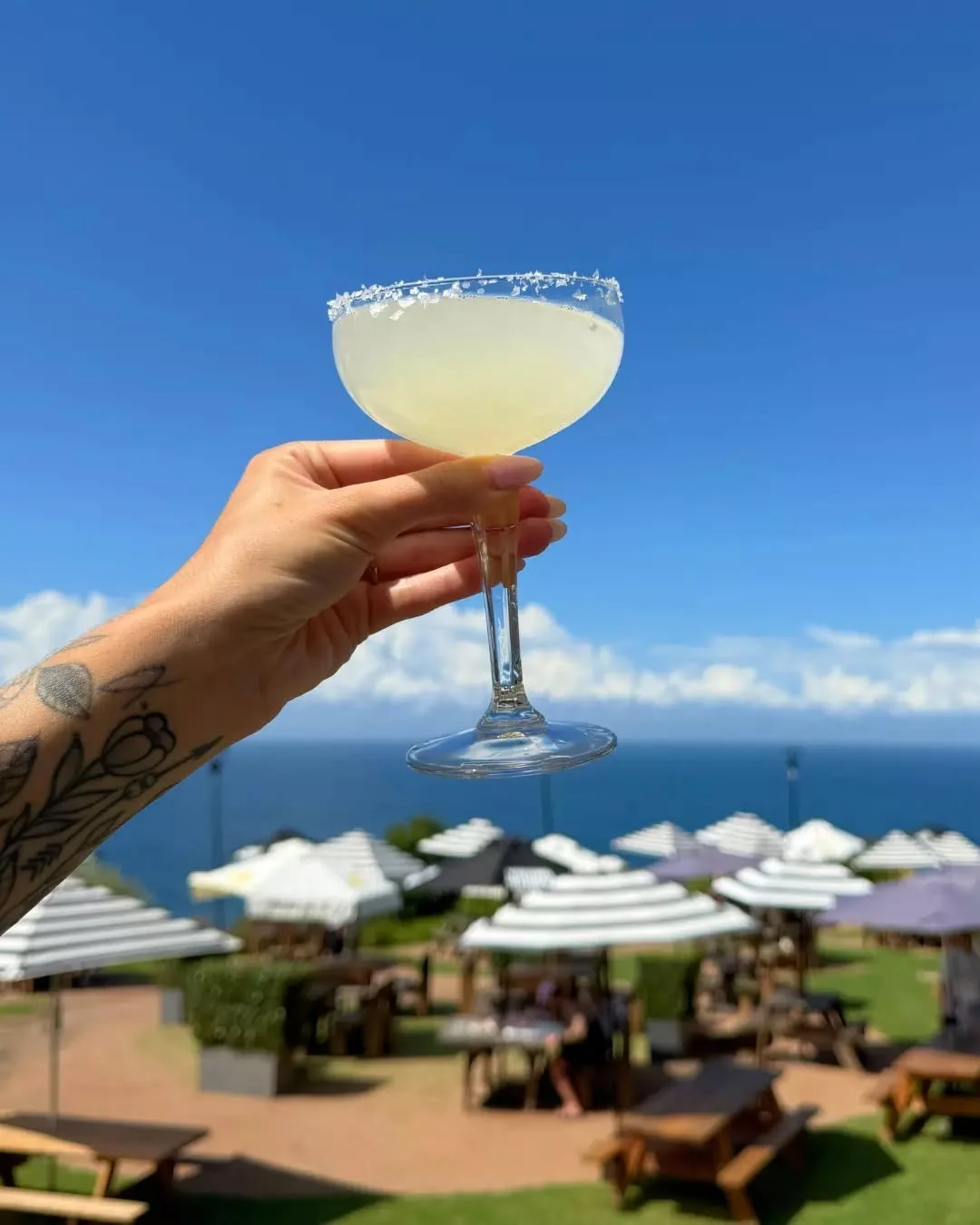 Nothing beats a margarita with a view.