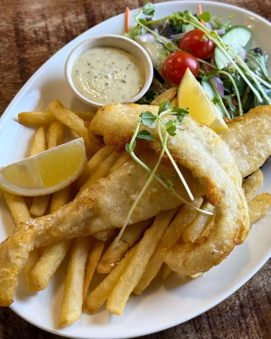 Nothing beats Fish &amp; Chips by the ocean.

Settle in and make an afternoon of it - open 12pm 'til 9pm.