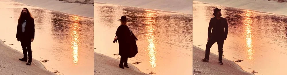 The Stolen Moans - LA River Sunset Group Shot