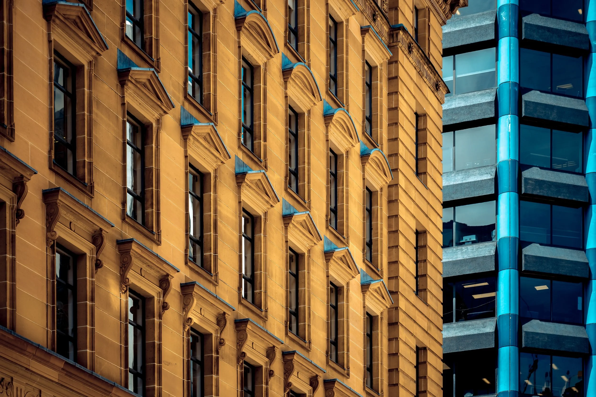 Buildings on Lambton Quay, Wellington, New Zealand