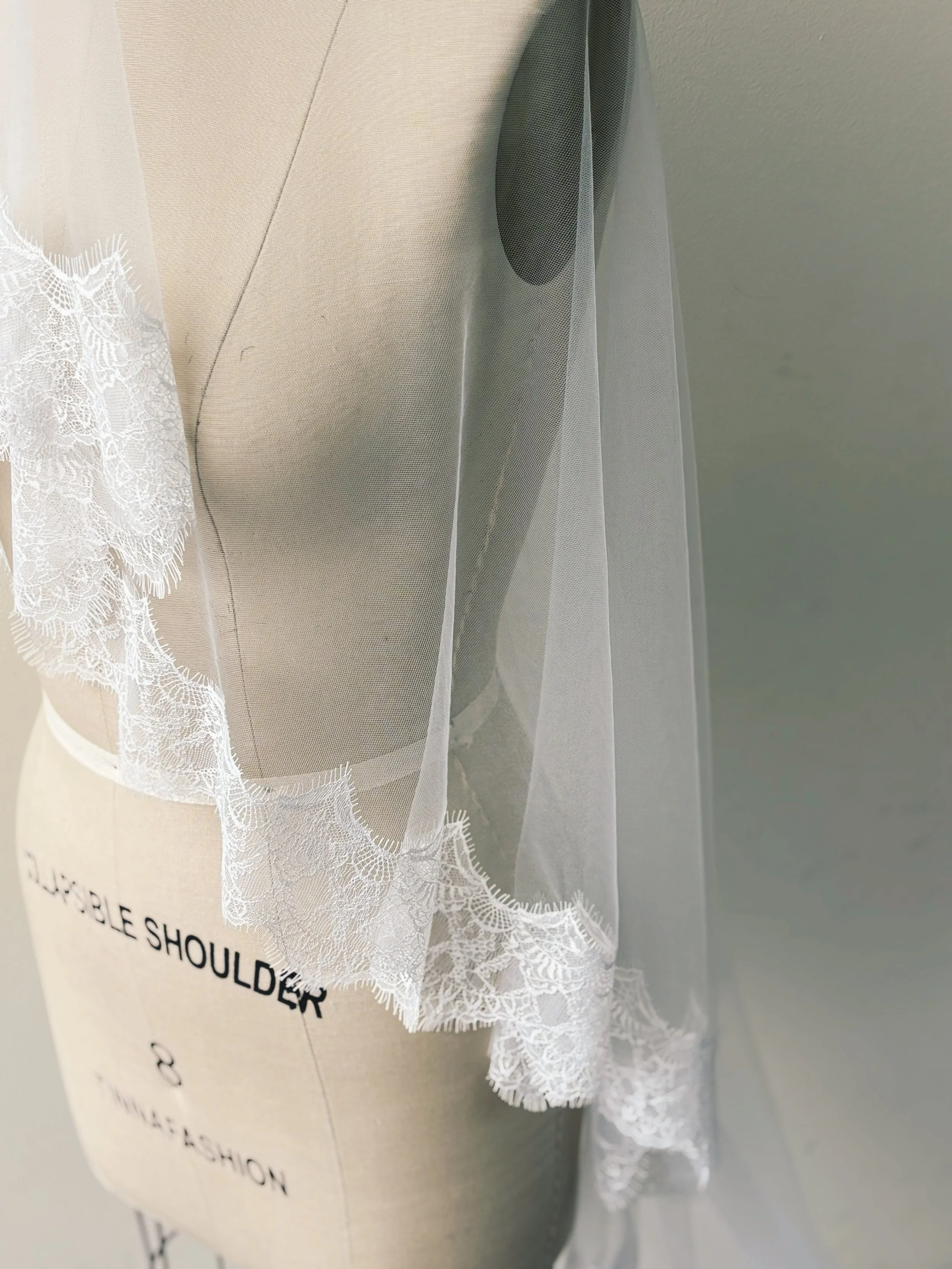 Custom Lace-Edge Veil