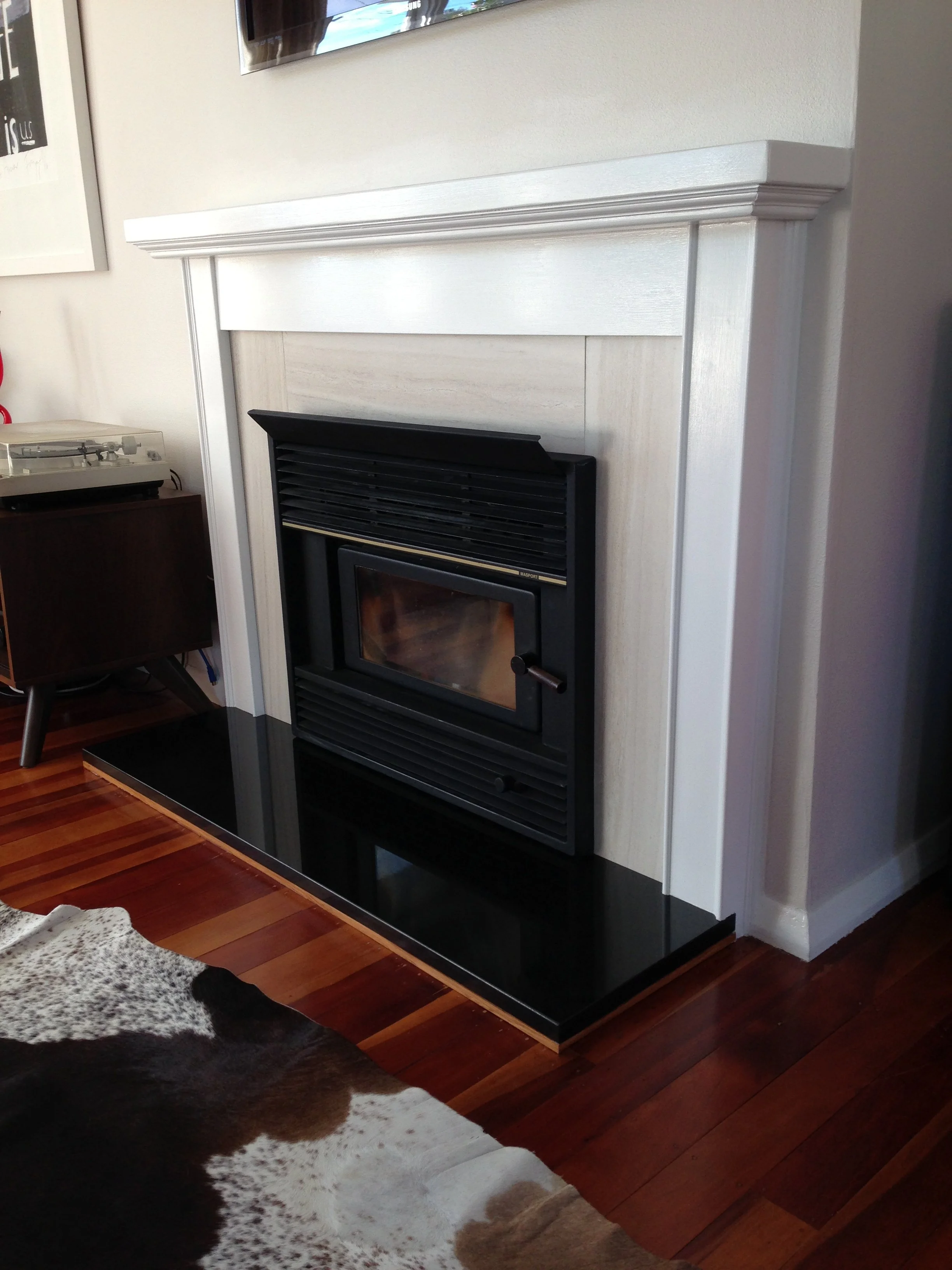 After Fireplace Facelift
