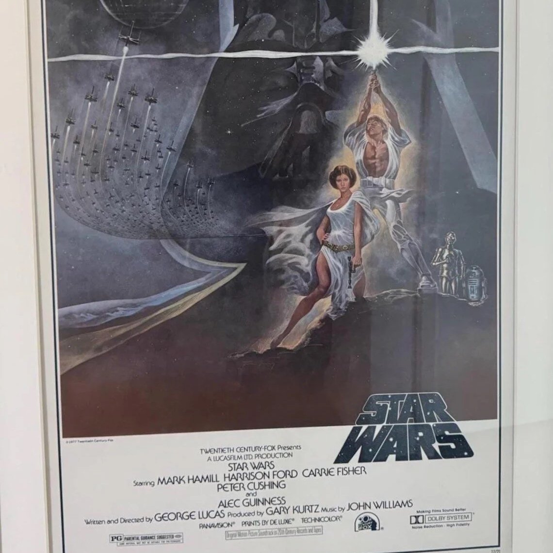 Original 1977 Star Wars Movie Poster