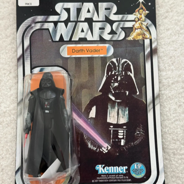 Vintage Kenner Darth Vader MOC Double-Telescoping Saber Bundle