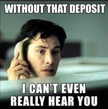 Deposit only